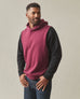 Men's Colorblock Midweight Pullover - Zinfandel Black